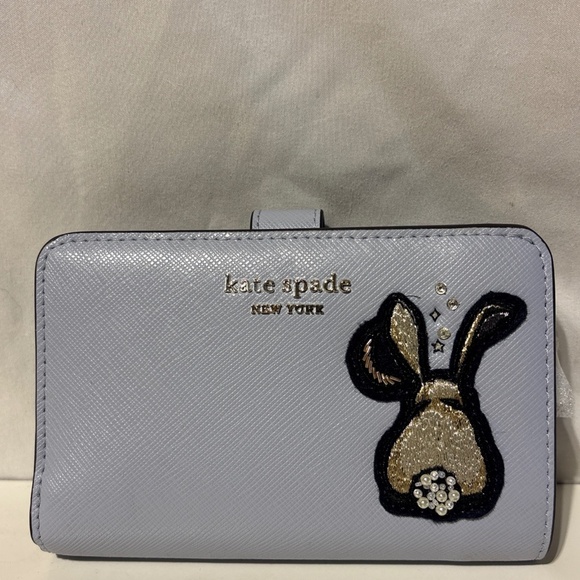 kate spade new york bifold wallet BLU women's k5653 - Picture 1 of 4